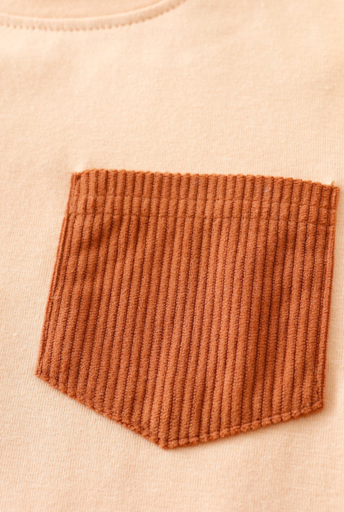 Brown corduroy set