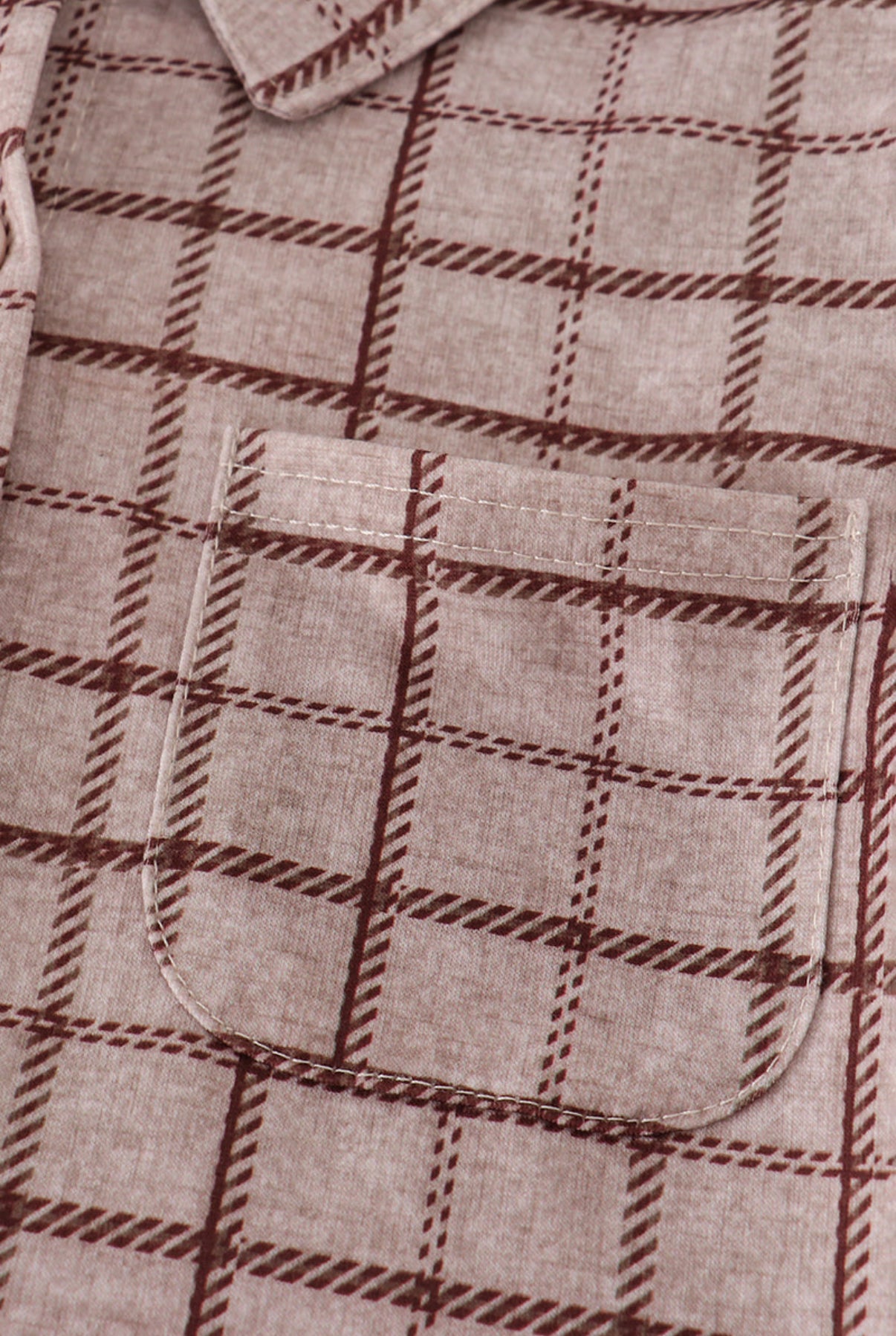 Fall brown button up