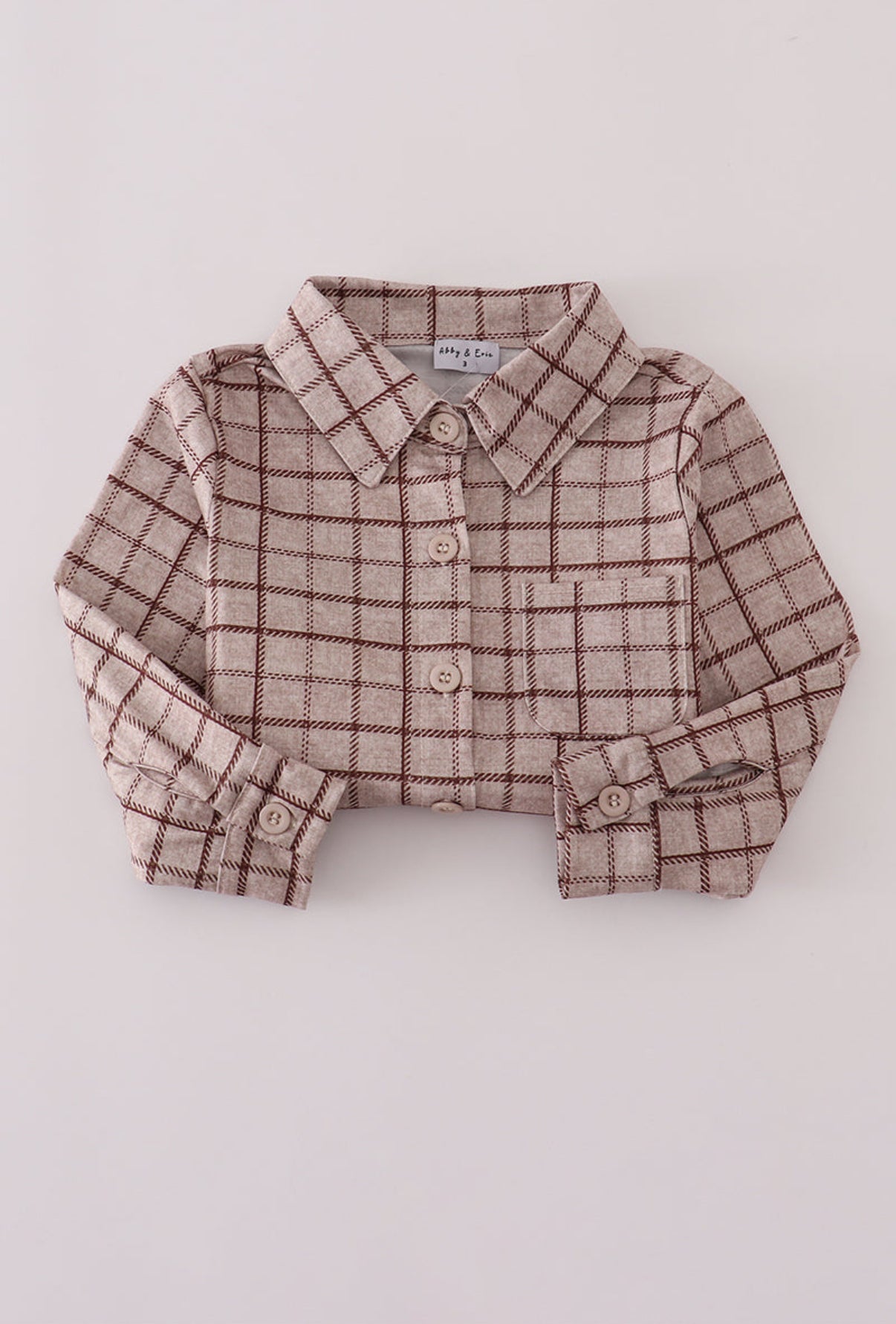 Fall brown button up