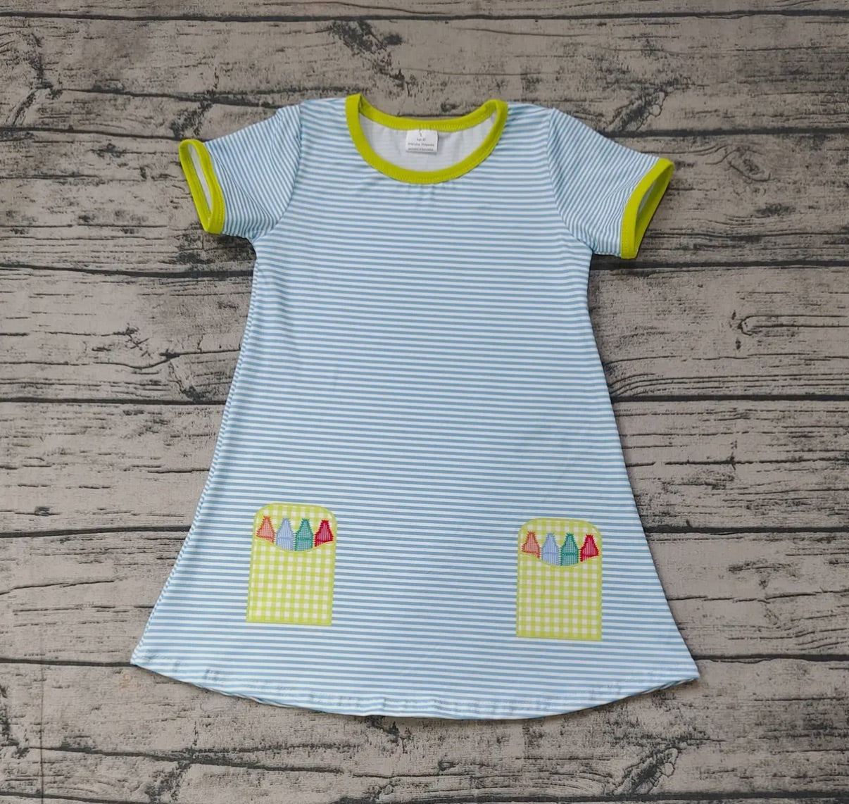 Crayon school dress