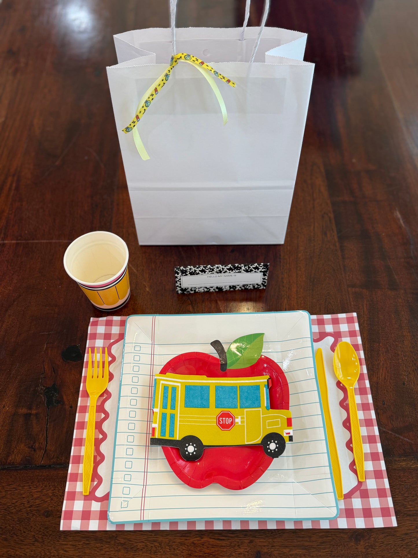Back to school breakfast bags