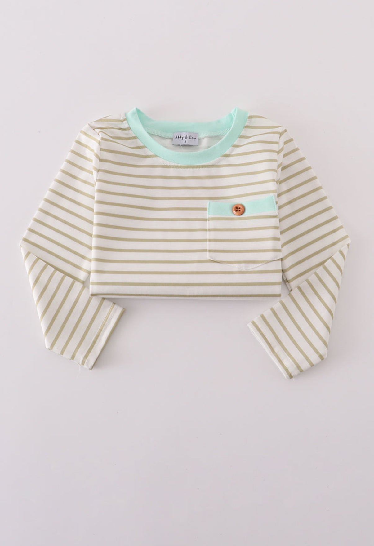 Khaki strip shirt