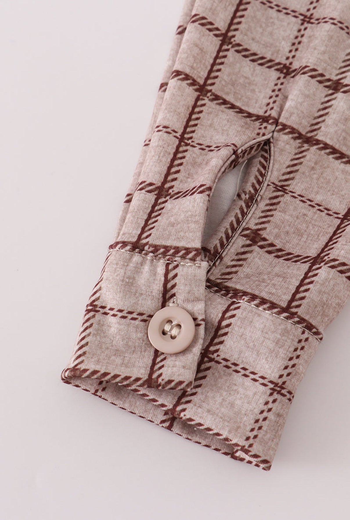 Fall brown button up