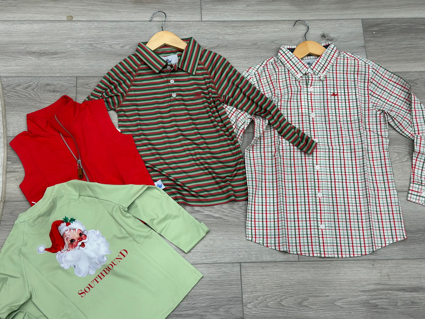 holiday boys button down