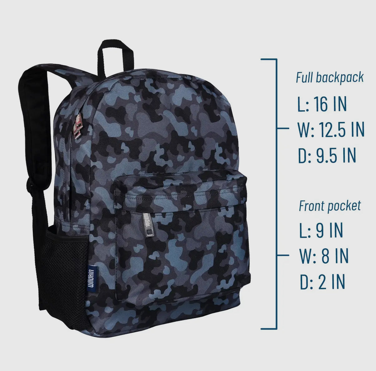 black camo backpack