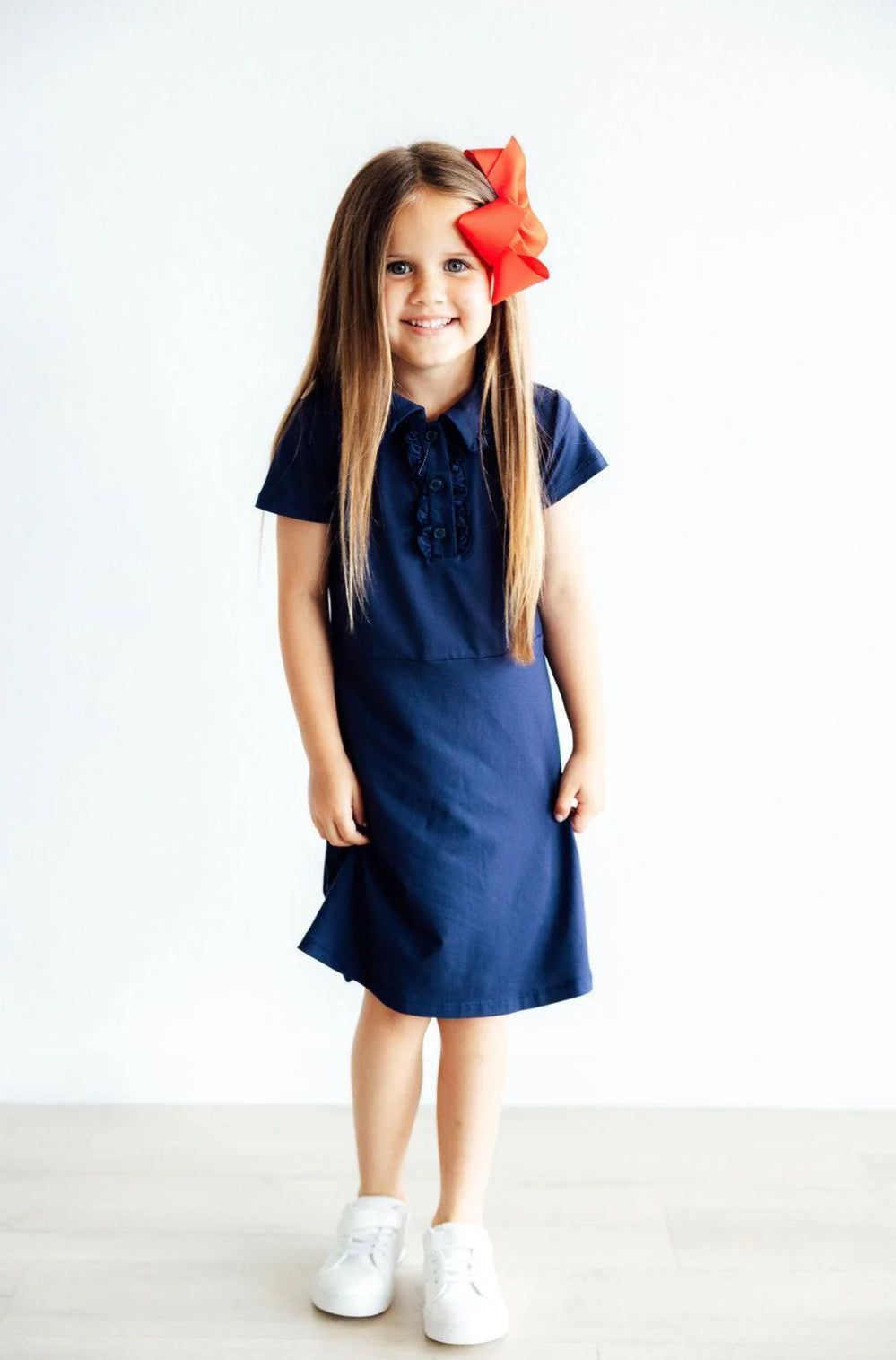 navy polo dress