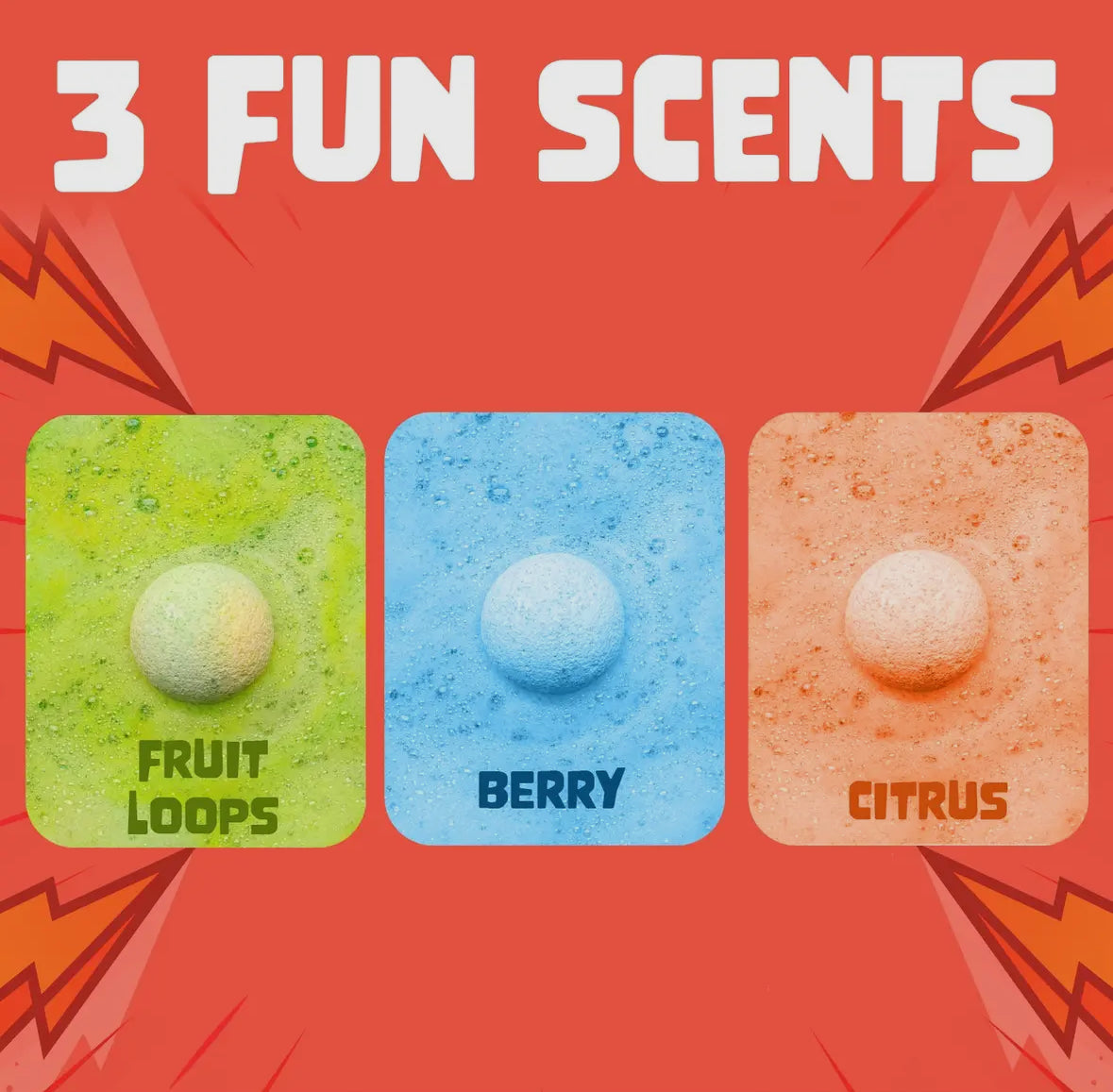 surprise superhero bath bomb set