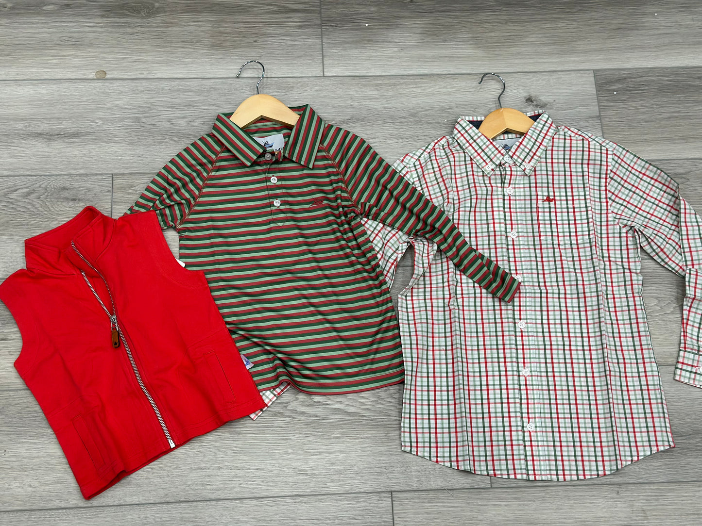 holiday boys button down