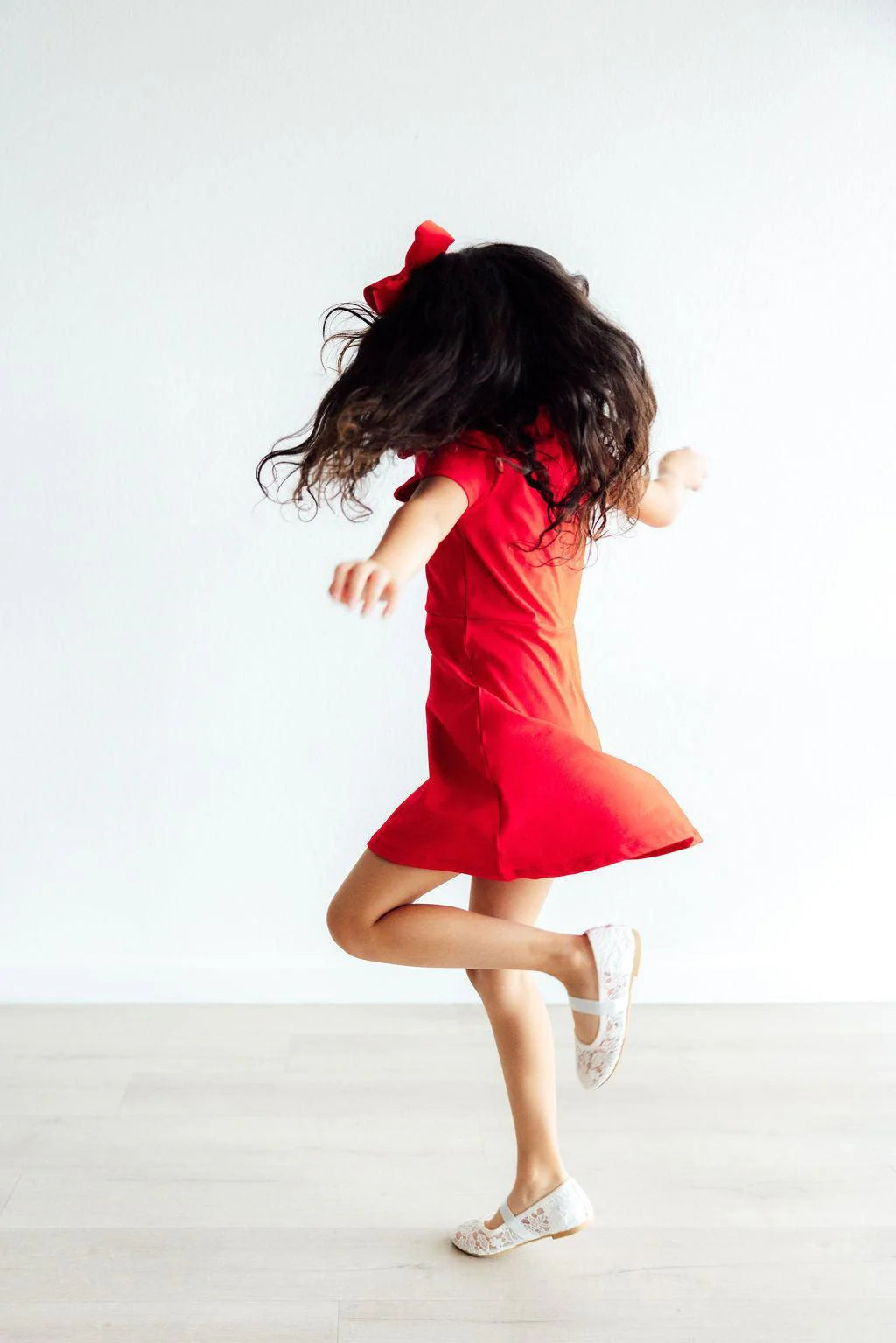 Red polo dress