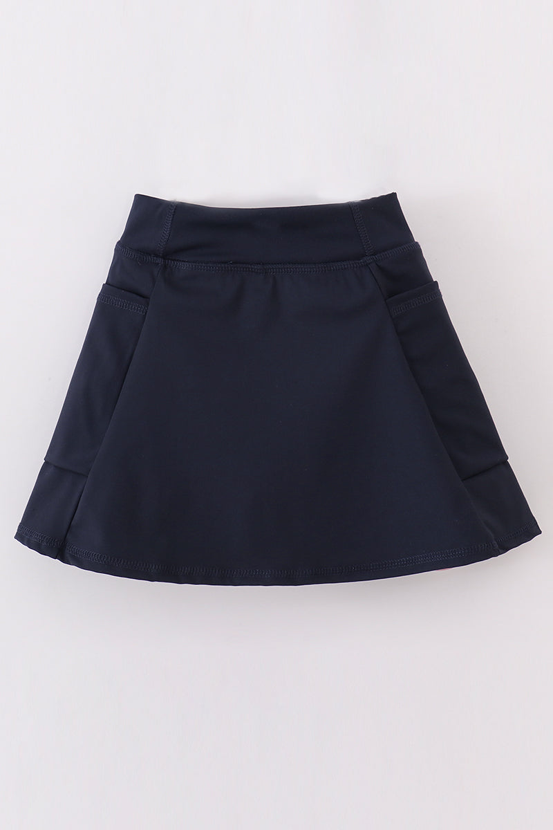 navy active tennis skort