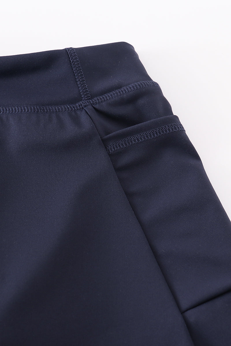 navy active tennis skort