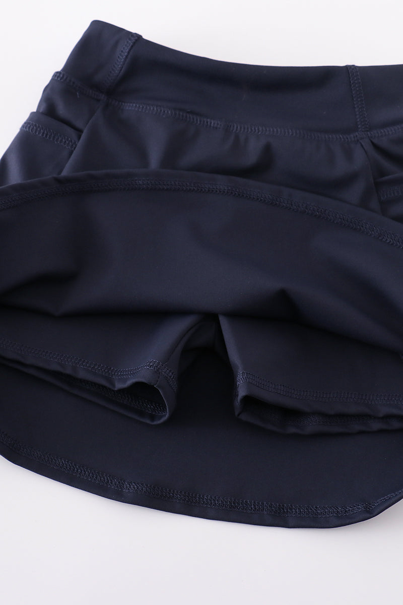 navy active tennis skort