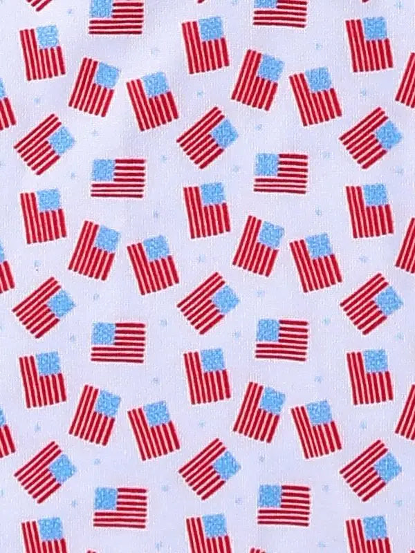 american flag collar polo