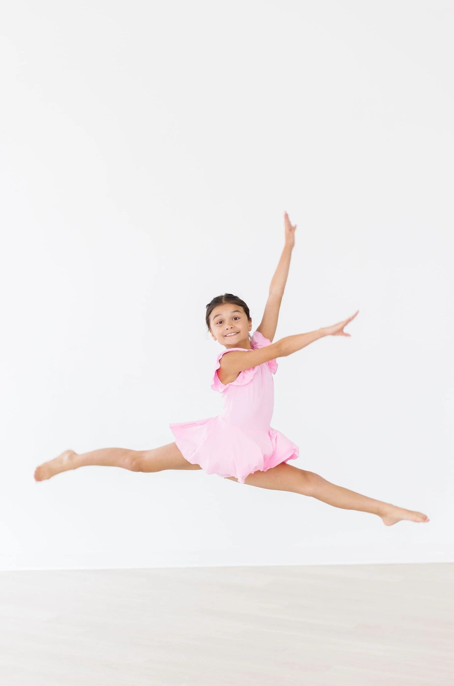 bubblegum pink twirl leotard