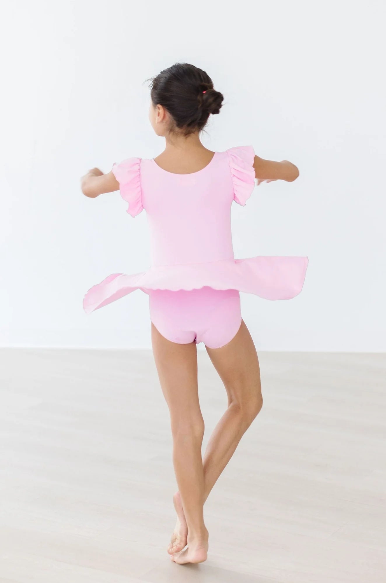 bubblegum pink twirl leotard