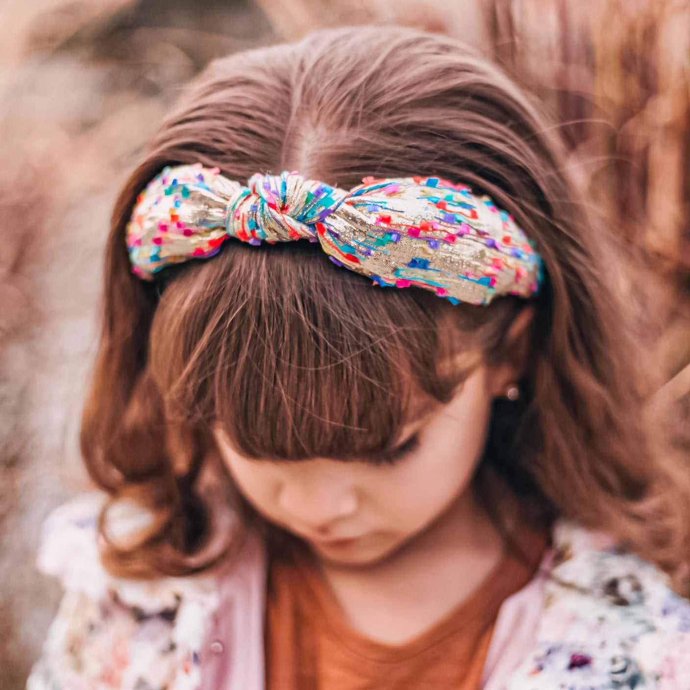 confetti knot headband