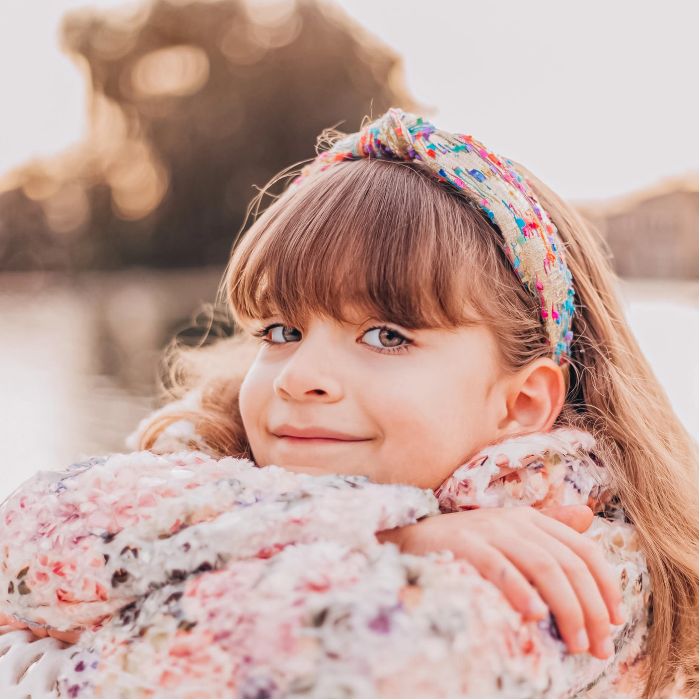 confetti knot headband