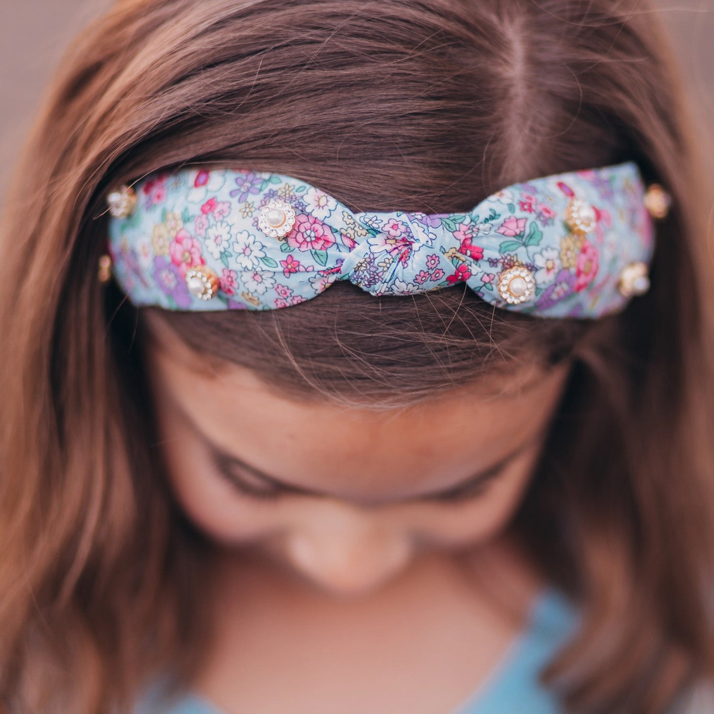 floral embellished headband