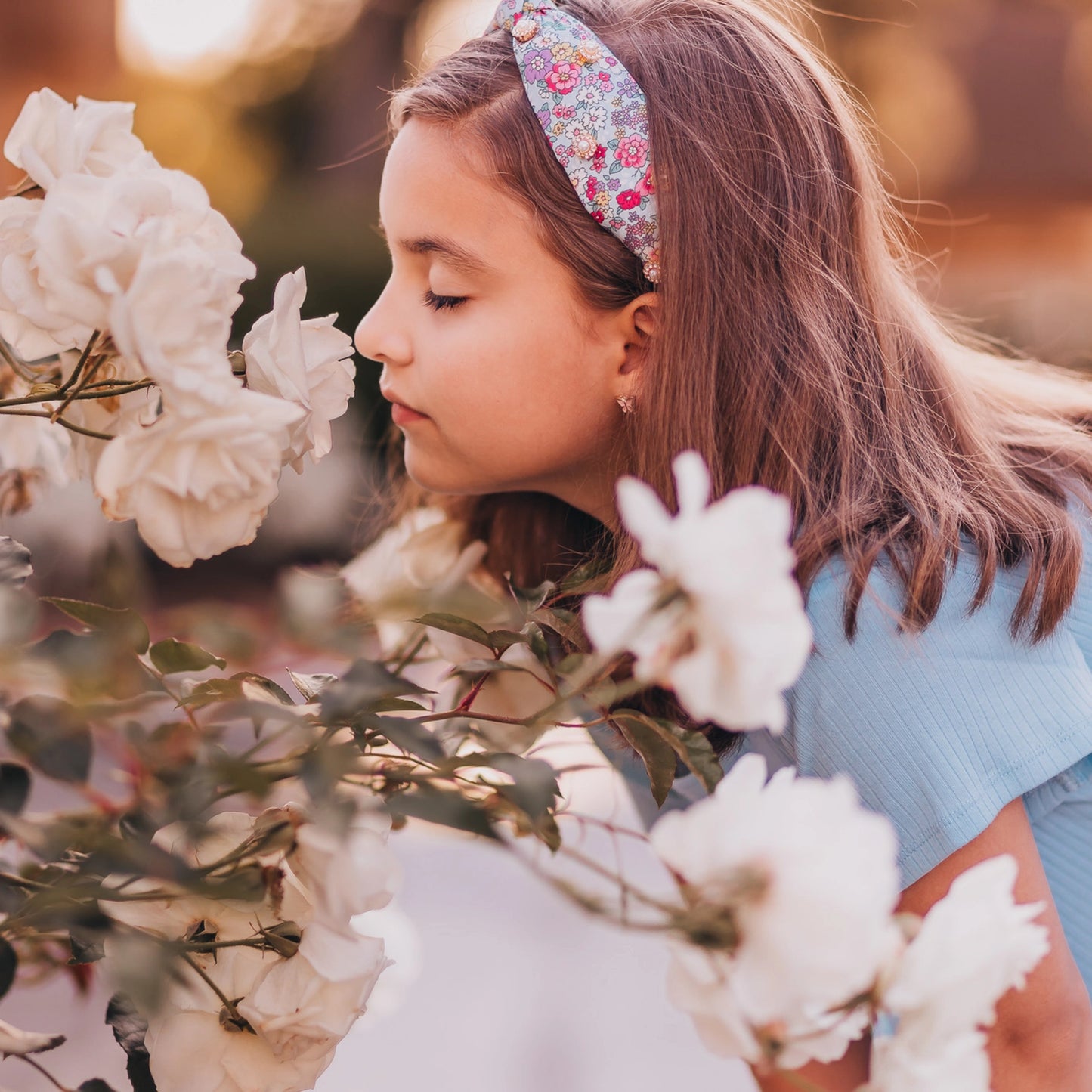 floral embellished headband