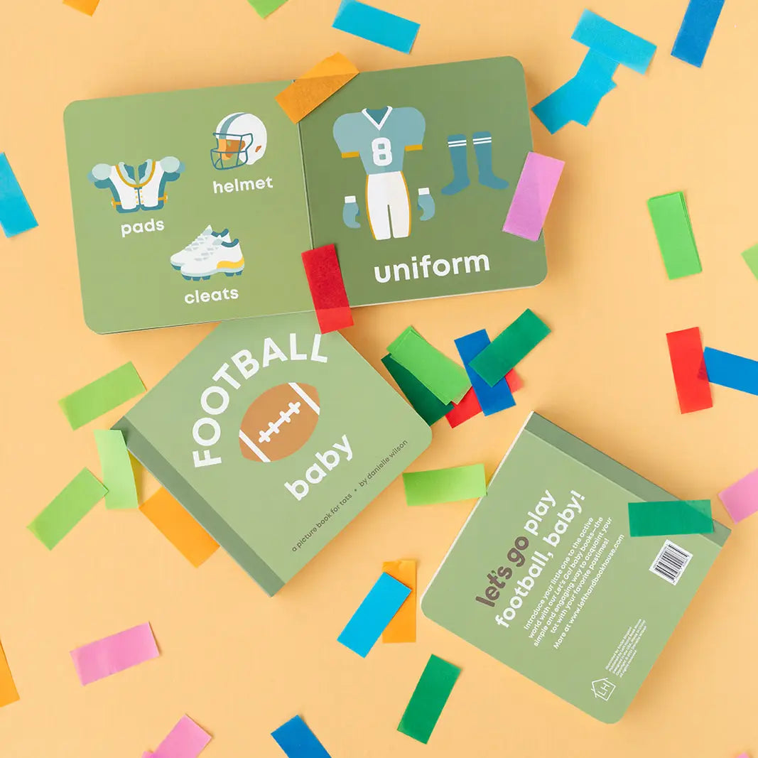 football baby board book