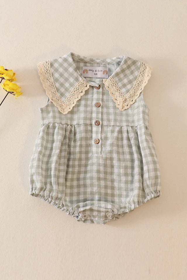 green plaid bubble