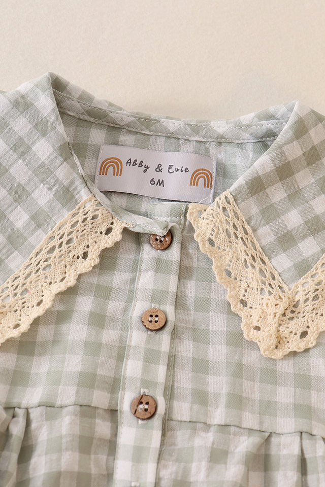 green plaid bubble