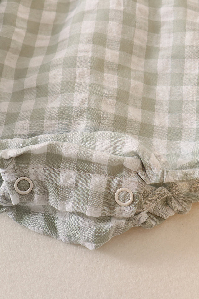 green plaid bubble
