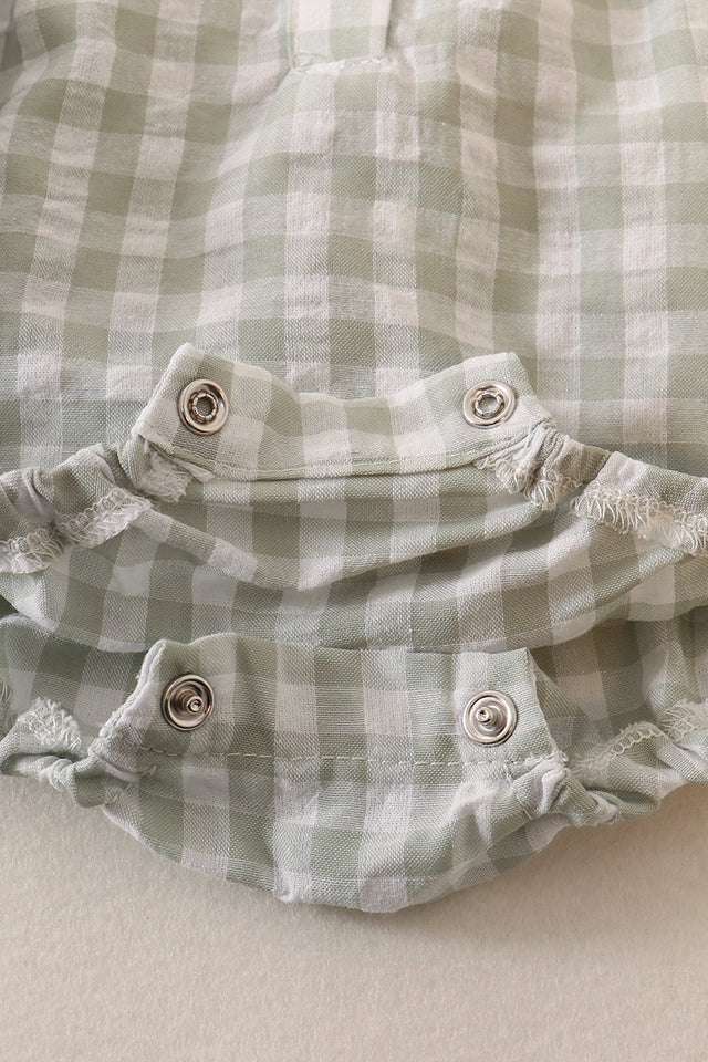 green plaid bubble