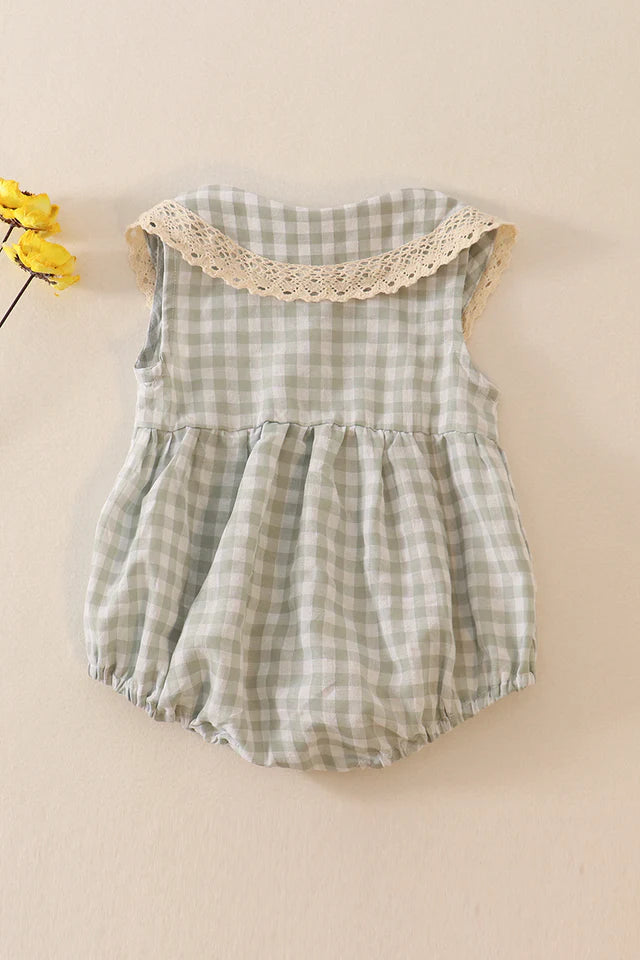 green plaid bubble