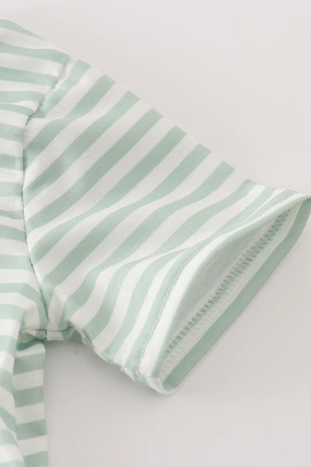green stripe pocket bubble
