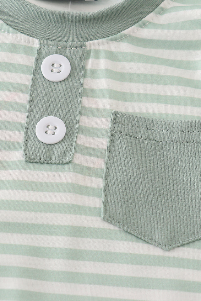 green stripe pocket bubble