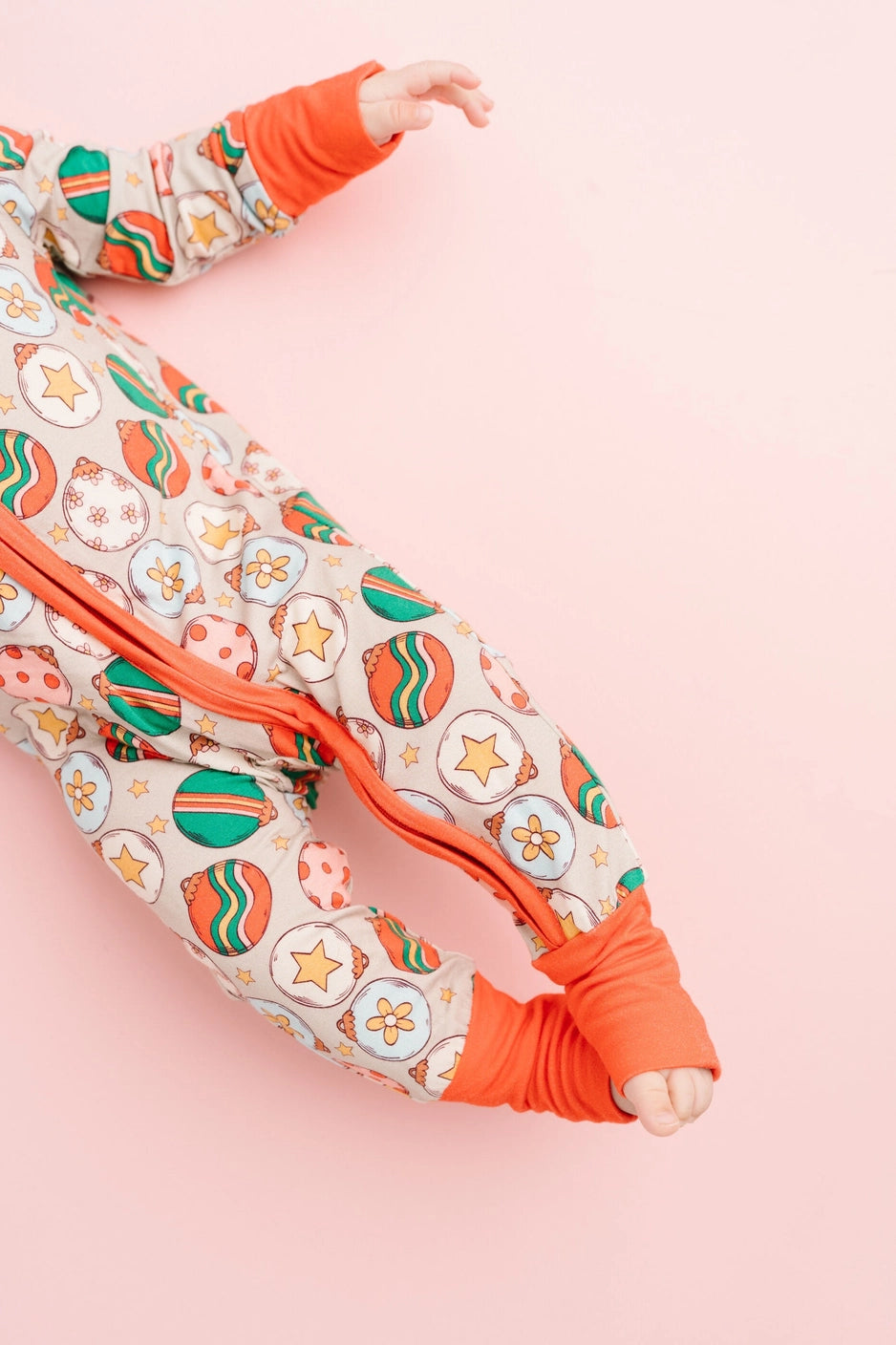 joyful ornament zipper pajamas
