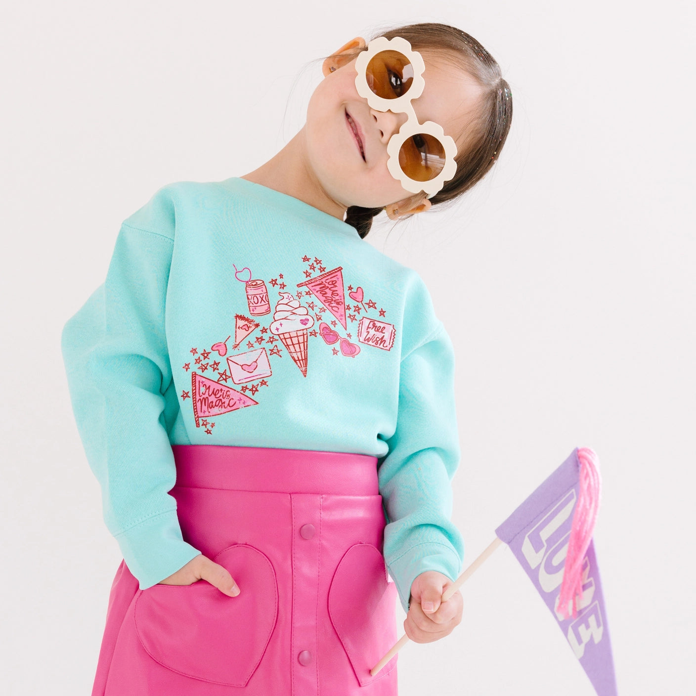 love is magic sweatshirt
