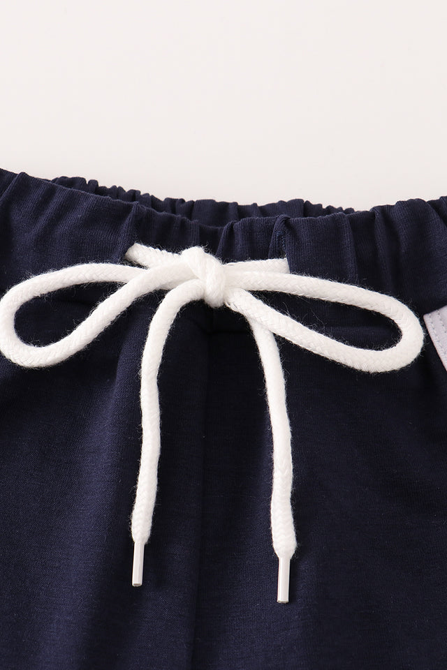 navy boy shorts