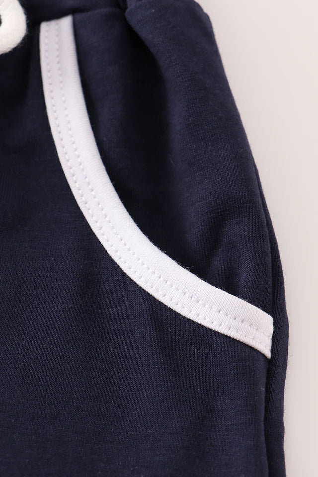 navy boy shorts