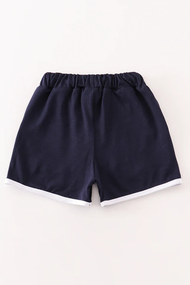 navy boy shorts