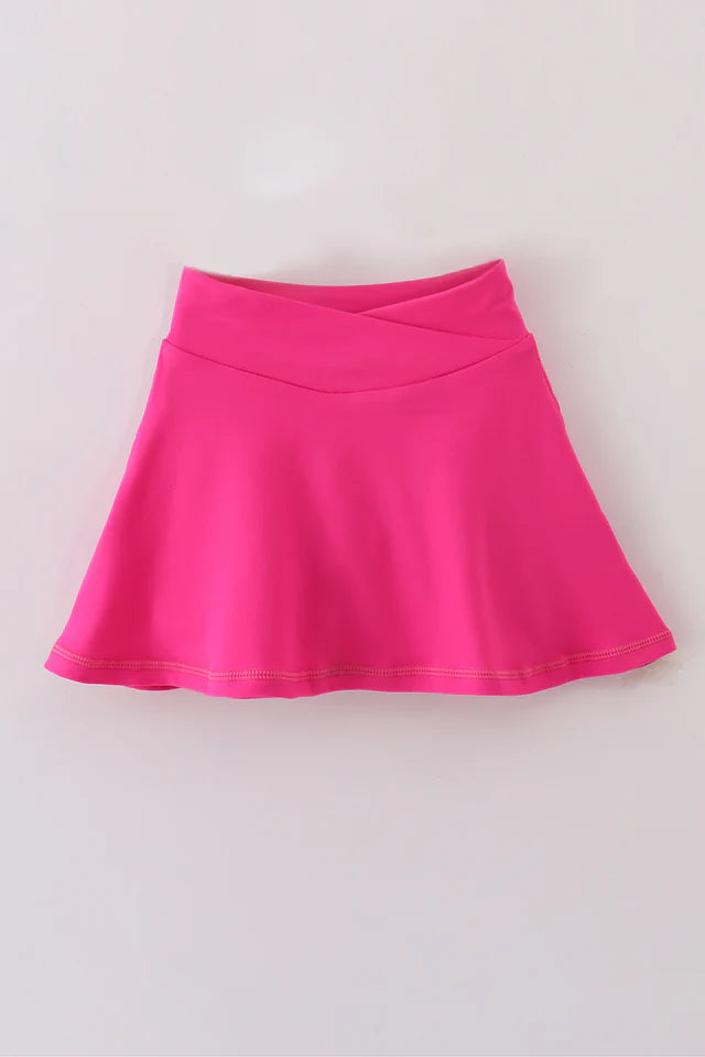 pink active skirt
