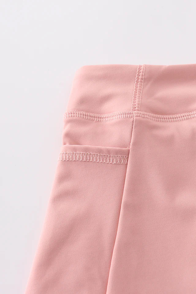 pink active tennis skort