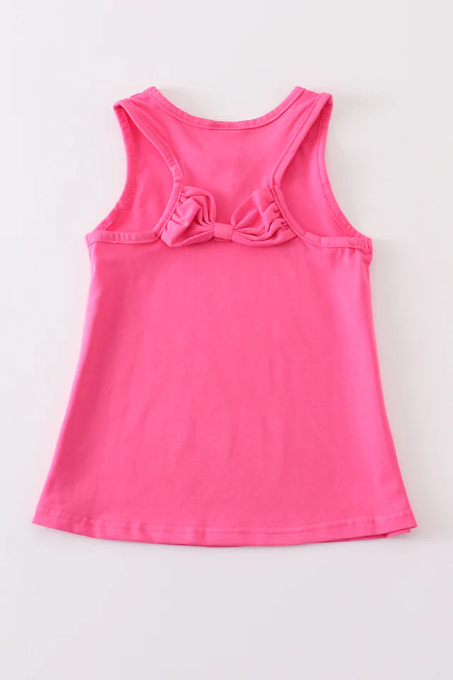 pink bow tank