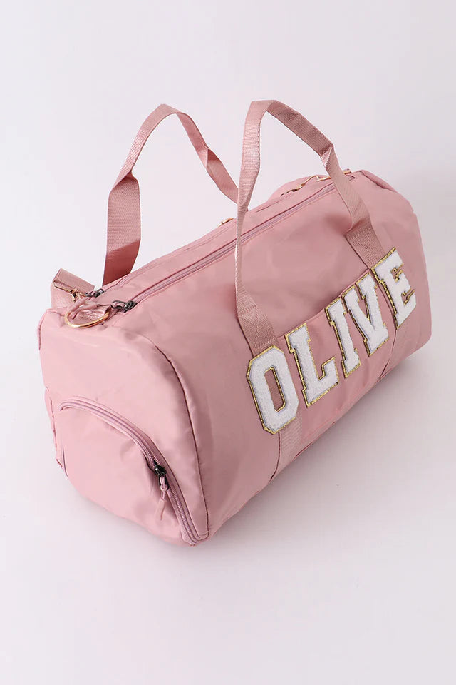 pink travel bag