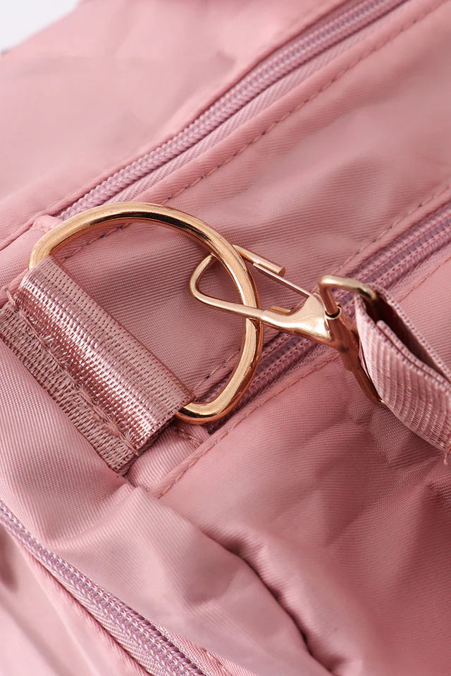 pink travel bag