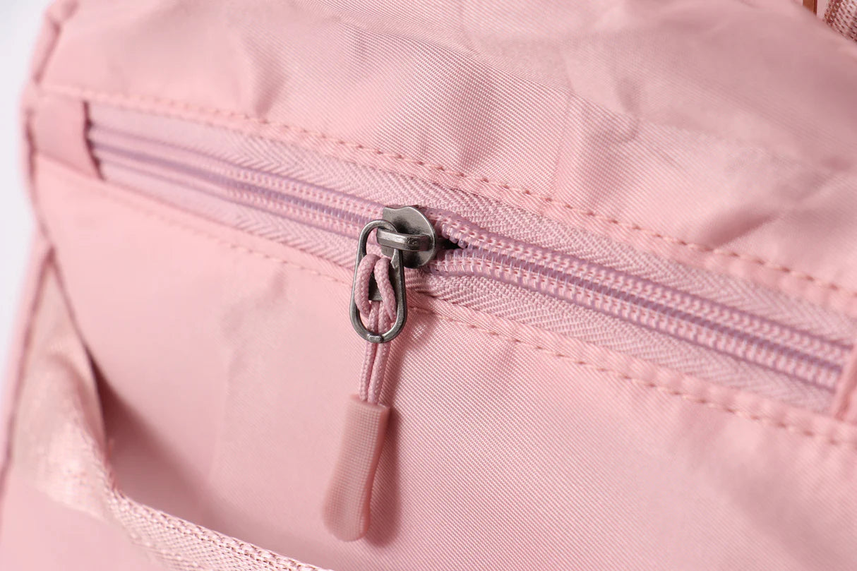 pink travel bag