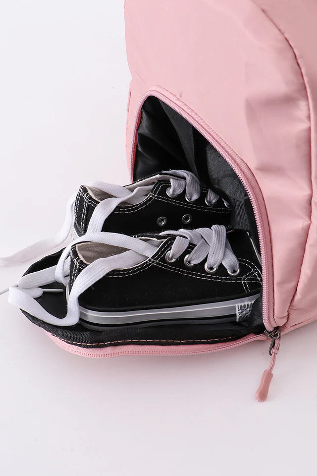 pink travel bag