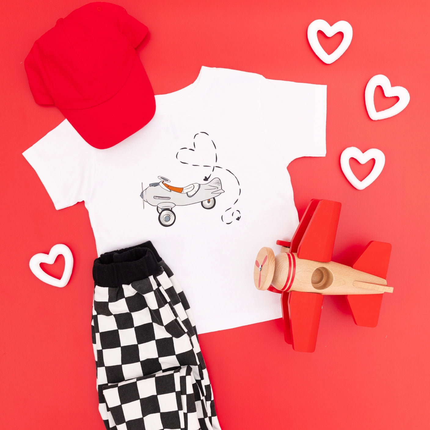 love is in the airplane tee