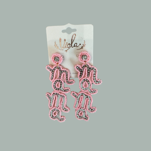 mama beaded earrings
