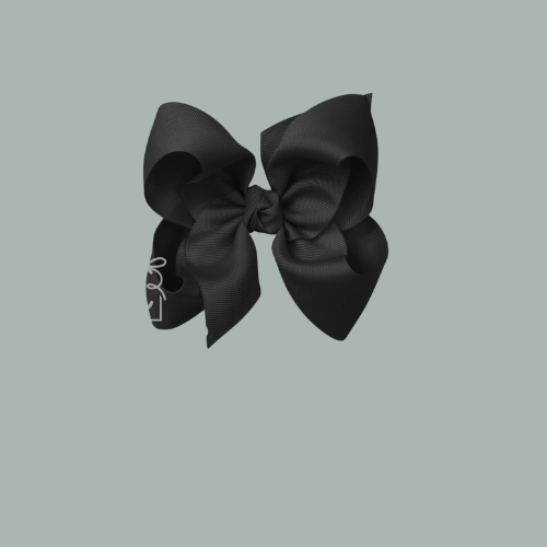 black bow