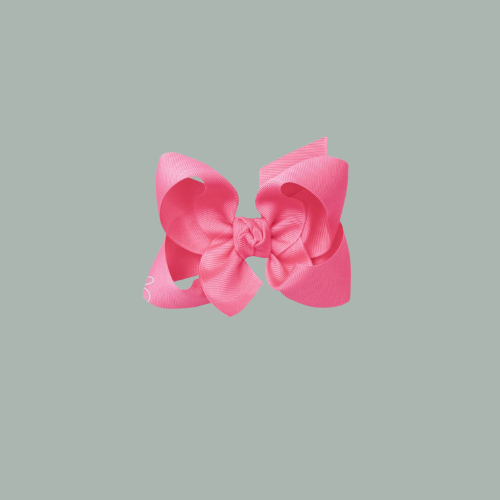 hot pink bow