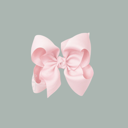 light pink bow
