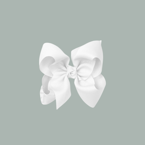 white bow