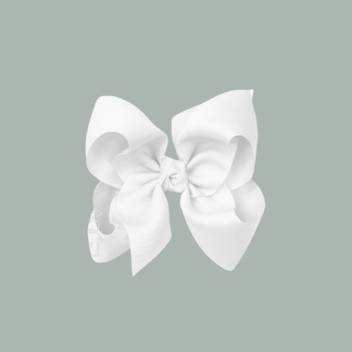 white bow